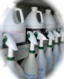 Bottles Of Cleaning Chemicals